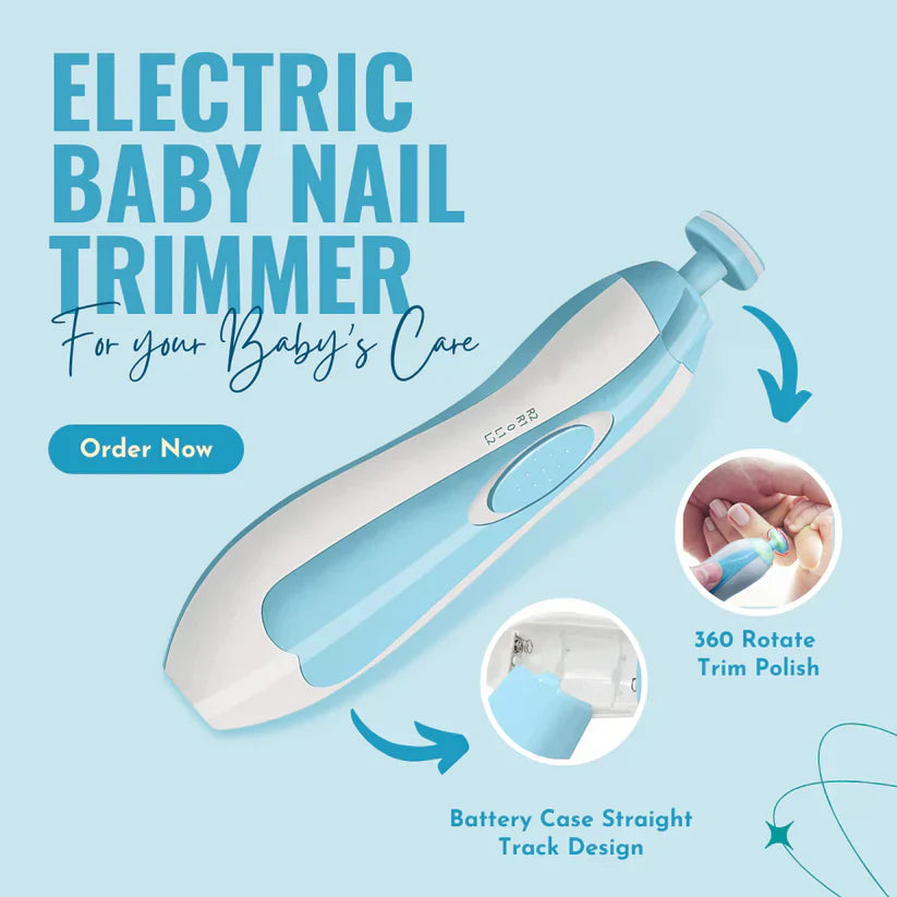Baby Boss Electric Nail Filer & Trimmer – Random Color