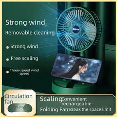 Telescope Rechargeable Fan – 1 Best Portable Rechargeable Fan for Travel & Home